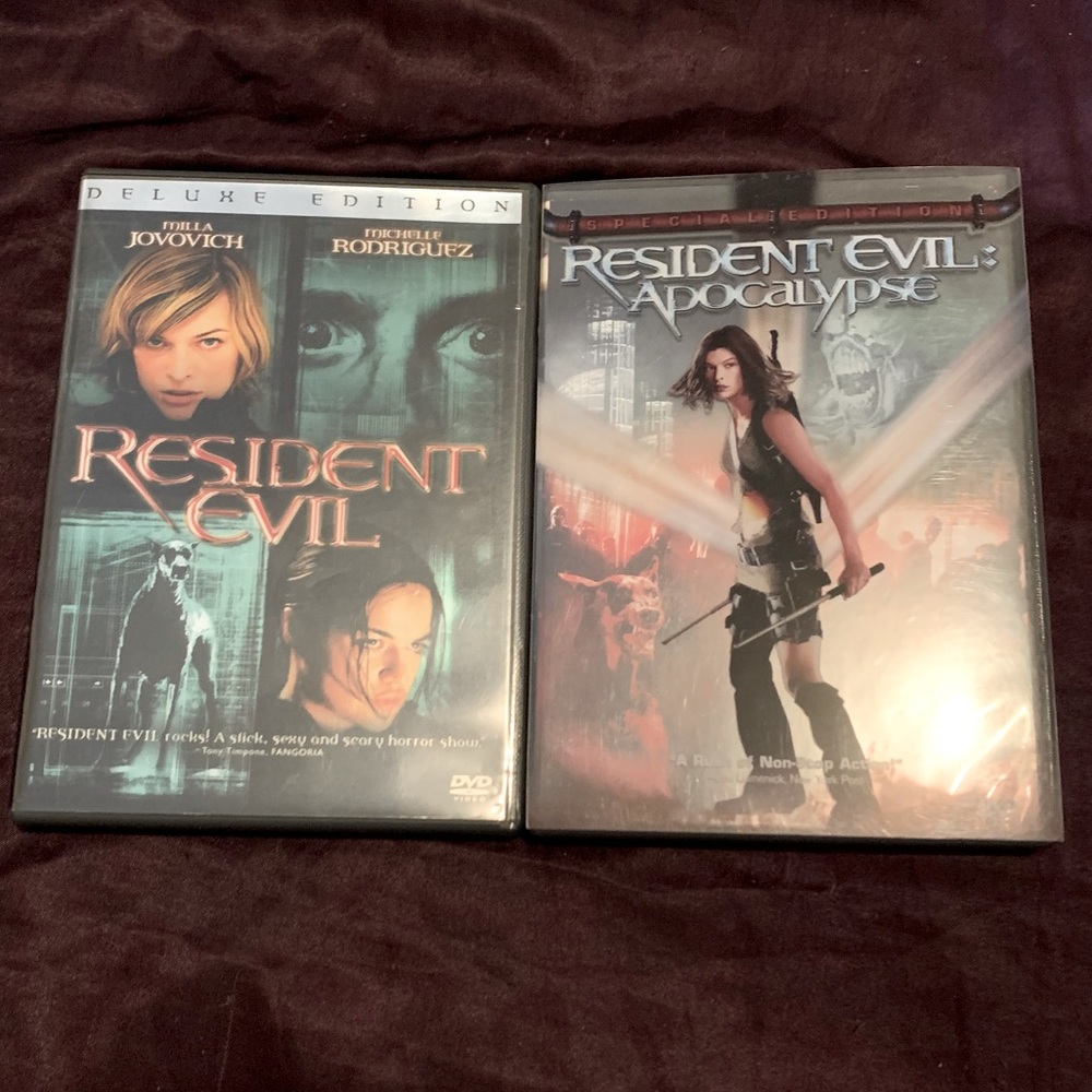 🍒🍒 Resident Evil DVD Bundle